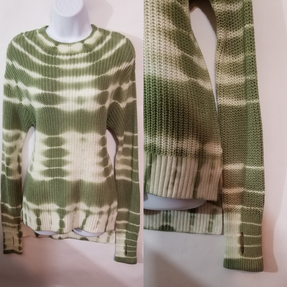 Tie Dye Hi-Lo Sweater - Picture 3 of 7